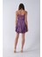 Lavanta Ip Askılı Bel Kemer Bağlamalı Mini Boy Abiye 0802004.333 5