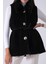 Siyah Yakası Peluşlu Tek Düğme Kapamalı Yelek 4579035.01 6
