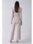 Ekru Altın Toka Detaylı Pantolonlu Takım 4577282.147 6