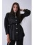 Siyah Gömlek Yaka Düğme Kapamalı Bel Bağlamalı Tunik 4595331.01 1
