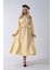 Sarı Ceket Cep Görünüm Detaylı Düğme Kapamalı Etekli Takım 5303168.11 3