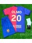 F.c. Barcelona 2024/25 #20 Dani Olmo Çocuk Iç Saha Forma Takımı 3 Lü Set 1