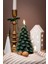 LED Mum Çam Ağacı Şekilli Yılbaşı Dekoru | Dekoratif Işıklı Noel Mumu 19 cm 3