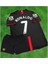 Manchester United 2008 Sezonu Cristiano Ronaldo Çocuk Forması Şort Çorap 3'lü Set (Black) 1