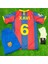 2010 Barcelona Iç Saha #6 Xavi Çocuk Futbol Forması 4lü Set 1