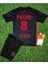 2024/25 Barcelona Siyah #8 Pedri Çocuk Futbol Forması 4lü Set 1
