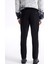 Bağlamalı Bel Duble Paça Jogger Siyah Erkek Pantolon F5WM-PNT 2537 4