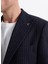 Slim Fit Lacivert Erkek Çizgili Ceket Santorını- 2- Pb 4