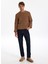 Normal Bel Düz Paça Slim Fit Koyu Lacivert Erkek Denim Pantolon J5WM-PNT7869 1