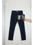 Normal Bel Düz Paça Slim Fit Koyu Lacivert Erkek Denim Pantolon J5WM-PNT7869 2