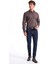 Slim Fit Gömlek Yaka Düz Kahve Erkek Gömlek F5WM-GML 2574 3