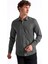 Slim Fit Gömlek Yaka Düz Haki Erkek Gömlek F5WM-GML 2574 1