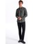 Slim Fit Gömlek Yaka Düz Haki Erkek Gömlek F5WM-GML 2574 2