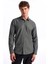 Slim Fit Gömlek Yaka Düz Haki Erkek Gömlek F5WM-GML 2574 3