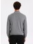 Polo Yaka Slim Fit Düz Gri Melanj Erkek Kazak F5WM-KZK 2319 5