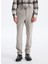 Bağlamalı Bel Duble Paça Jogger Vizon Erkek Pantolon F5WM-PNT 2433 4