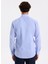 Slim Fit Sumos Yaka Çizgili Koyu Mavi Erkek Gömlek F5WM-GML 2582 5