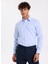 Slim Fit Sumos Yaka Çizgili Açık Mavi Erkek Gömlek F5WM-GML 2582 1