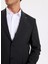 Normal Bel Slim Fit Siyah Erkek Takım Elbise Oxford- 2- P- B- Cıty 4