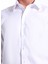 Slim Fit Sumos Yaka Düz Beyaz Erkek Gömlek F5WM-GML 2581 4