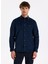 Slim Fit Gömlek Yaka Düz Lacivert Erkek Gömlek F5WM-GML 2378 1