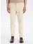 Bağlamalı Bel Duble Paça Jogger Ekru Erkek Pantolon F5WM-PNT 2414 3
