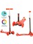 Torutoys Kırmızı Twist Işıklı Scooter Kırmızı Kız Erkek Çocuk Oyuncak Eğitici Oyuncaklar 1
