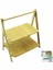 Stand - Ayaklı 2 Katlı Ahşap - Bambu Servis Sunum Tahtası 18x28cm -- 22x28cm (4915) 1