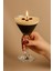 Espresso Martini Bardağında Kahve Kokulu Doğal Soya Mumu ve Dekor 200 ml (2 Adet) 1
