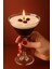 Espresso Martini Bardağında Kahve Kokulu Doğal Soya Mumu ve Dekor 200 ml (2 Adet) 2