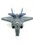 Çek Bırak Metal F-35 Benzeri Gri Savaş Uçağı Sesli Işıklı Kız Erkek Çocuk Oyuncak Eğitici Oyuncaklar 2