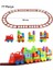 Play Blox Oyuncak Tren Seti 77 Parça Sayılar ve Alfabe Treni Parlak Renkler Mega Blok Seti Kız Erkek 2