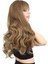 Kahküllü Uzun Dalgalı Fiber Sentetik Peruk / Bebek Kumralı 3