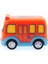 Çek Bırak Mini Sevimli Turuncu Otobüs Kız Erkek Çocuk Oyuncak Eğitici Oyuncaklar 2