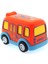 Çek Bırak Mini Sevimli Turuncu Otobüs Kız Erkek Çocuk Oyuncak Eğitici Oyuncaklar 3