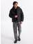 Siyah Erkek Mont 12278749_JJESOHO Puffer Hood Sn 3