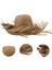 Techmrt Tropikal Parti Naturel Hasır Hawaii Şapkası 13X36 cm 1
