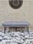 Ufo Oturak Bench - Siyah Boyalı Telli Ayak - Oturak - Bench - Puf - Yatak Ucu Pufu Gri Renk 100 x 50 Boyut/ebat 2