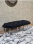 Ufo Oturak Bench - Krom Kaplama Sivriltme Ayak - Oturak - Bench - Puf - Yatak Ucu Pufu Siyah Renk 100 x 50 Boyut/ebat 1