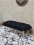Ufo Oturak Bench - Krom Kaplama Sivriltme Ayak - Oturak - Bench - Puf - Yatak Ucu Pufu Siyah Renk 100 x 50 Boyut/ebat 4