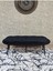Ufo Oturak Bench - Siyah Boyalı Sivriltme Ayak - Oturak - Bench - Puf - Yatak Ucu Pufu Siyah Renk 100 x 50 Boyut/ebat 2
