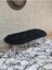 Ufo Oturak Bench - Krom Kaplama Telli Ayak - Oturak - Bench - Puf - Yatak Ucu Pufu Siyah Renk 100 x 50 Boyut/ebat 1