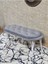 Ufo Oturak Bench - Beyaz Boyalı Telli Ayak - Oturak - Bench - Puf - Yatak Ucu Pufu Gri Renk 100 x 50 Boyut/ebat 4
