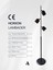 Horion Siyah Metal Lambader – 3 Başlıklı Ayarlanabilir Modern Yer Lambası | Dekoratif Aydınlatma 4