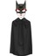 Techmrt Batman Maskesi Cat Woman ve Batman Pelerini 90 cm Siyah Renk Set 1