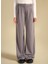 Standart Bel Relaxed Gri Melanj Kadın Pantolon PBF5WL-PNT9523 7