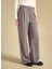 Standart Bel Relaxed Gri Melanj Kadın Pantolon PBF5WL-PNT9523 8