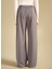 Standart Bel Relaxed Gri Melanj Kadın Pantolon PBF5WL-PNT9523 10