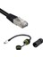 PM-24593 Erkek - Dişi IP68 Su Geçirmez RJ45 Konnektör 1