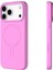 iPhone 17 Pro Uyumlu Kılıf M-Safe Şarj Özellikli Youngkit Morandi Serisi Kapak Pembe 3